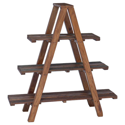 Scaffale pieghevole con lo scaffale Marrone 79.5 x 35 x 112 cm | homemem39