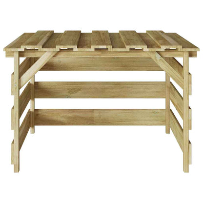 Garage per robot tagliaerba Marrone 84 x 80 x 56 cm - homemem39