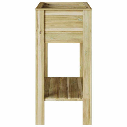 Vaso Alto Marrone 85,5 x 46,5 x 96 cm Legno di pino impregnato