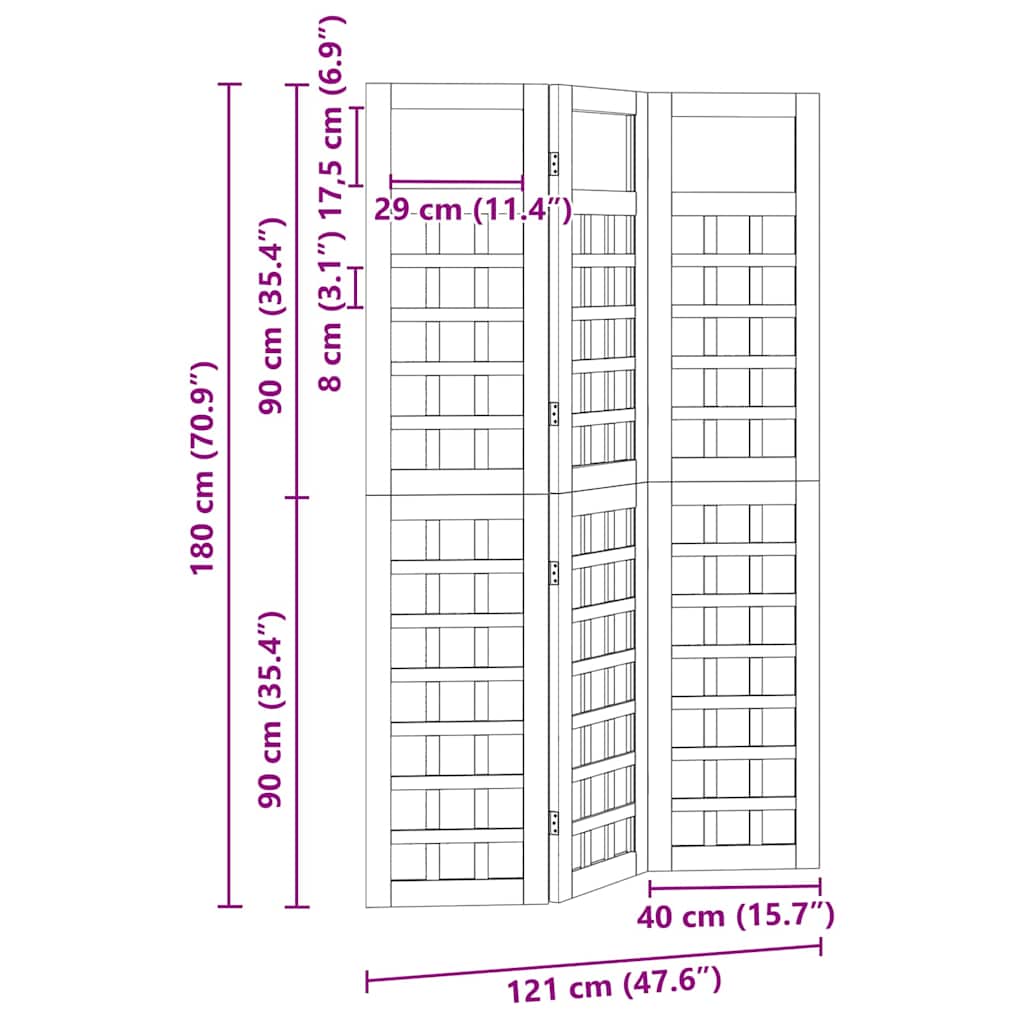 Schermo di Privacy da Esterno Marrone 120 x 180 cm - homemem39