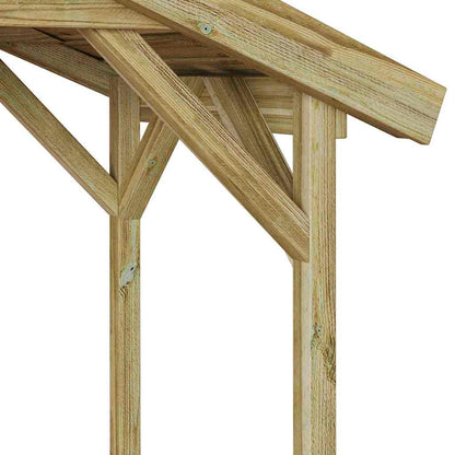 Casetta per barbecue Marrone 133.5 x 63 x 200 cm - homemem39