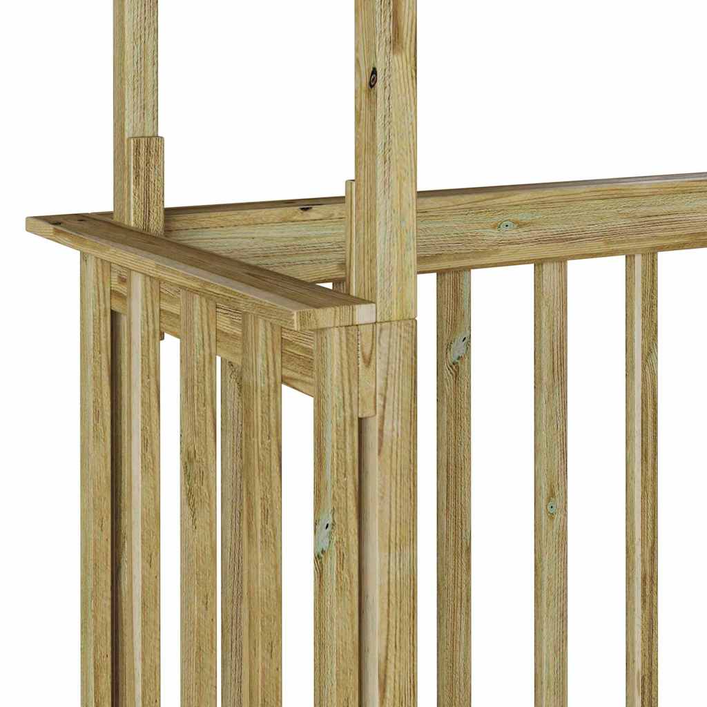 Casetta per barbecue Marrone 133.5 x 63 x 200 cm - homemem39