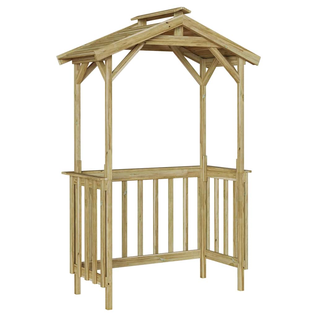 Casetta per barbecue Marrone 133.5 x 63 x 200 cm - homemem39