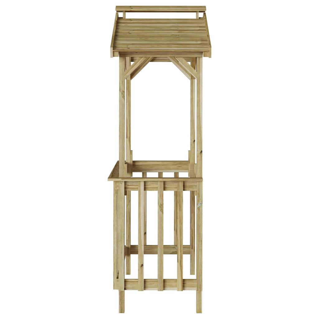 Casetta per barbecue Marrone 133.5 x 63 x 200 cm - homemem39