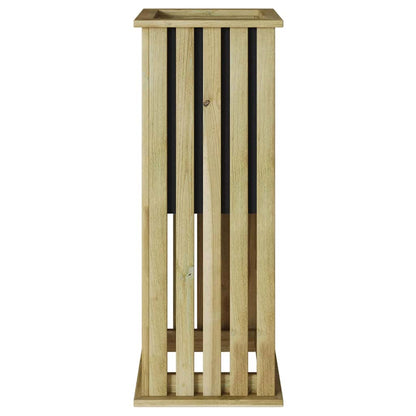 Cassoni fioriti Marrone 33 x 33 x 85 cm