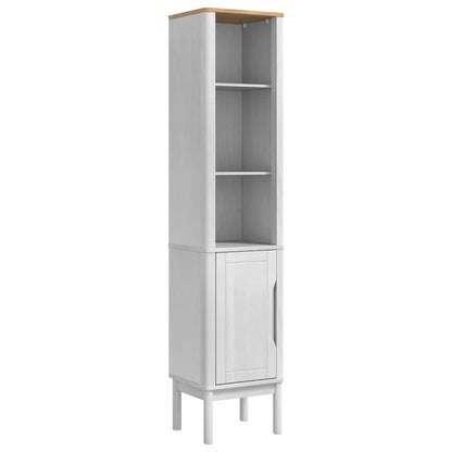 Set di mobili per il bagno con cassetto FLORO 4 pcs Bianco | homemem39