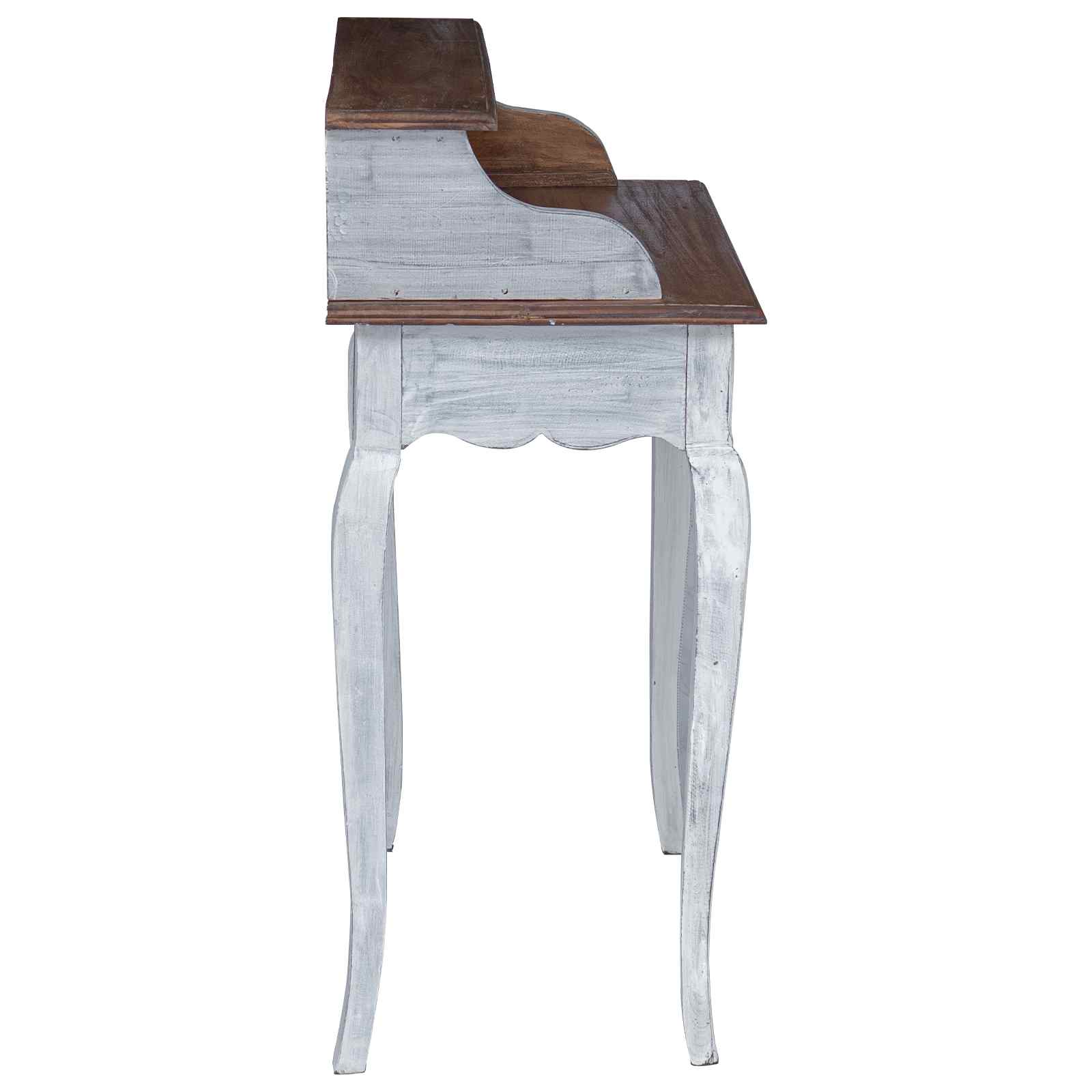 Scrivania con cassetto Marrone e bianco 80 x 40 x 92 cm | homemem39