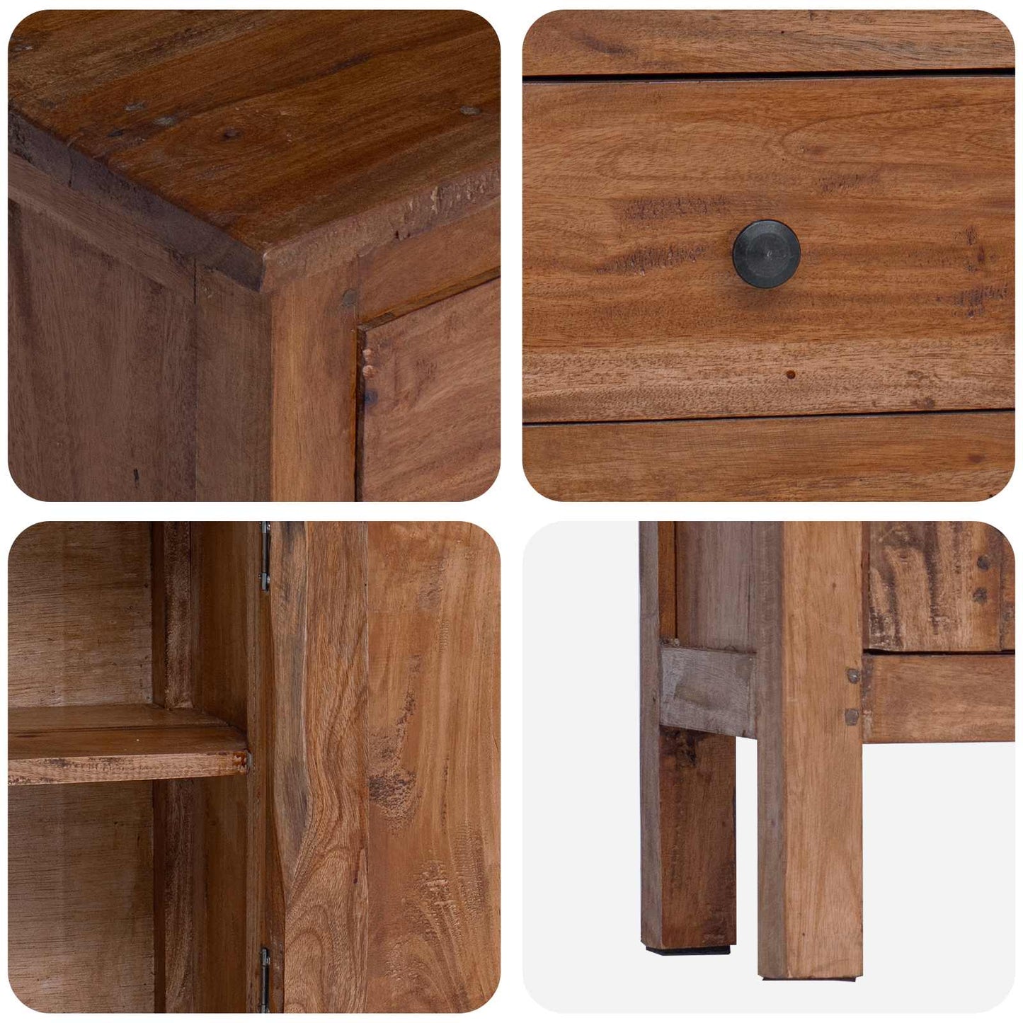 Supporto per piante Marrone 36 x 25 x 80 cm Legno di Mogano