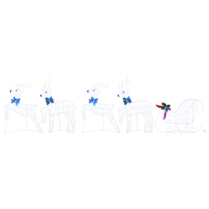 Renne LED 5 pcs Bianco Tessuto | homemem39