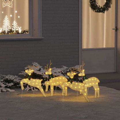 Renne LED 4 pcs Oro Tessuto | homemem39