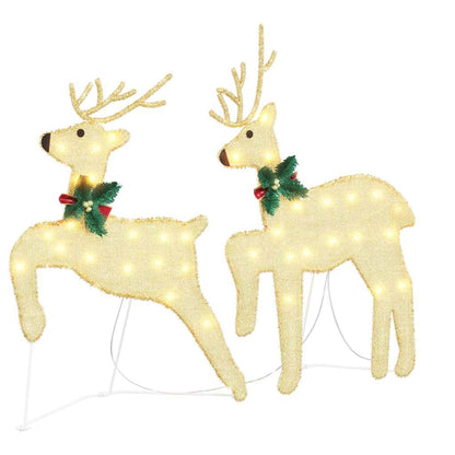 Renne LED 4 pcs Oro Tessuto | homemem39