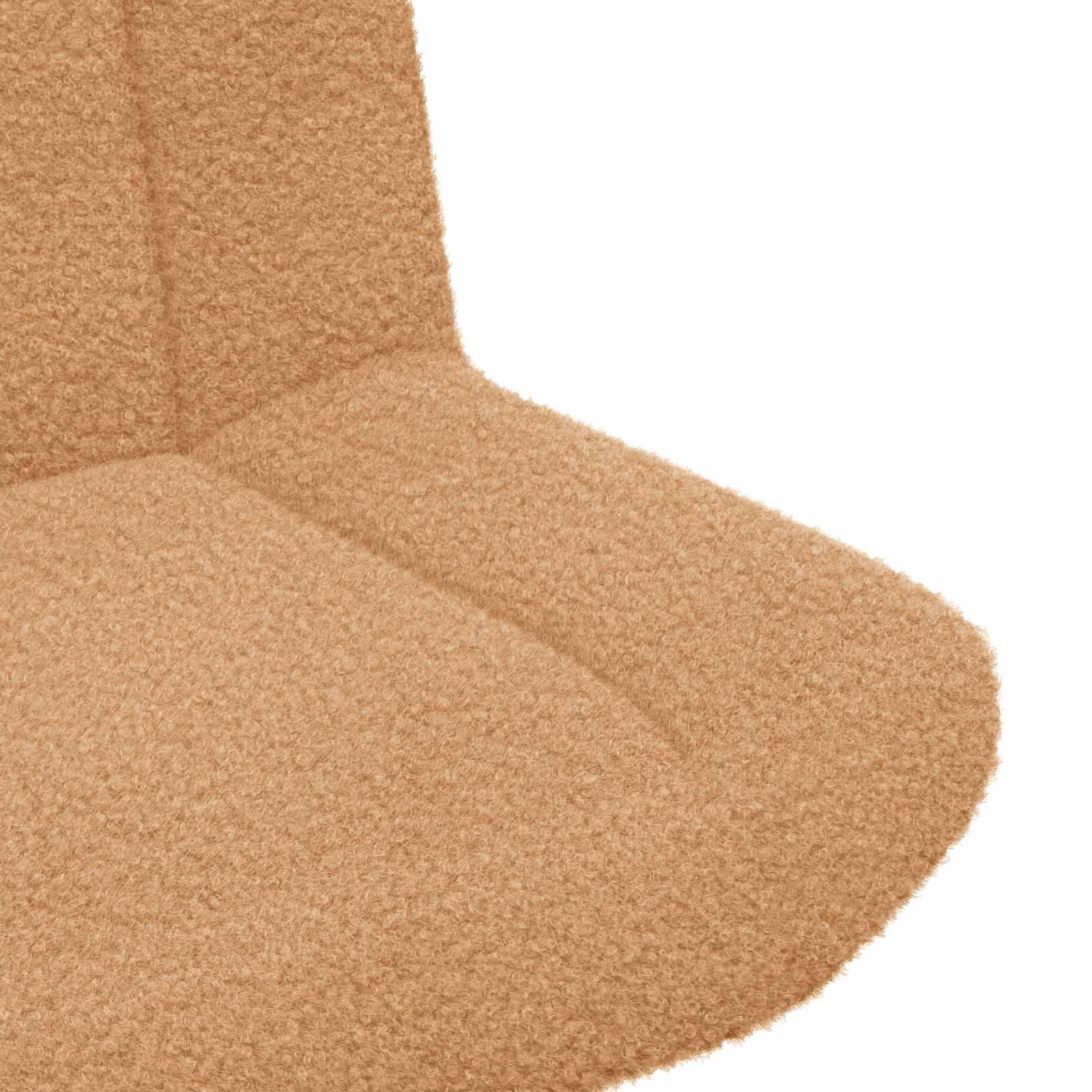 Sedia girevole Beige 63 x 75 x 76 cm Pelle di Pecora | homemem39