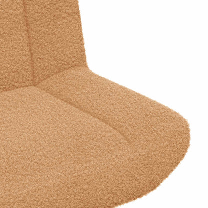Sedia girevole Beige 63 x 75 x 76 cm Pelle di Pecora | homemem39