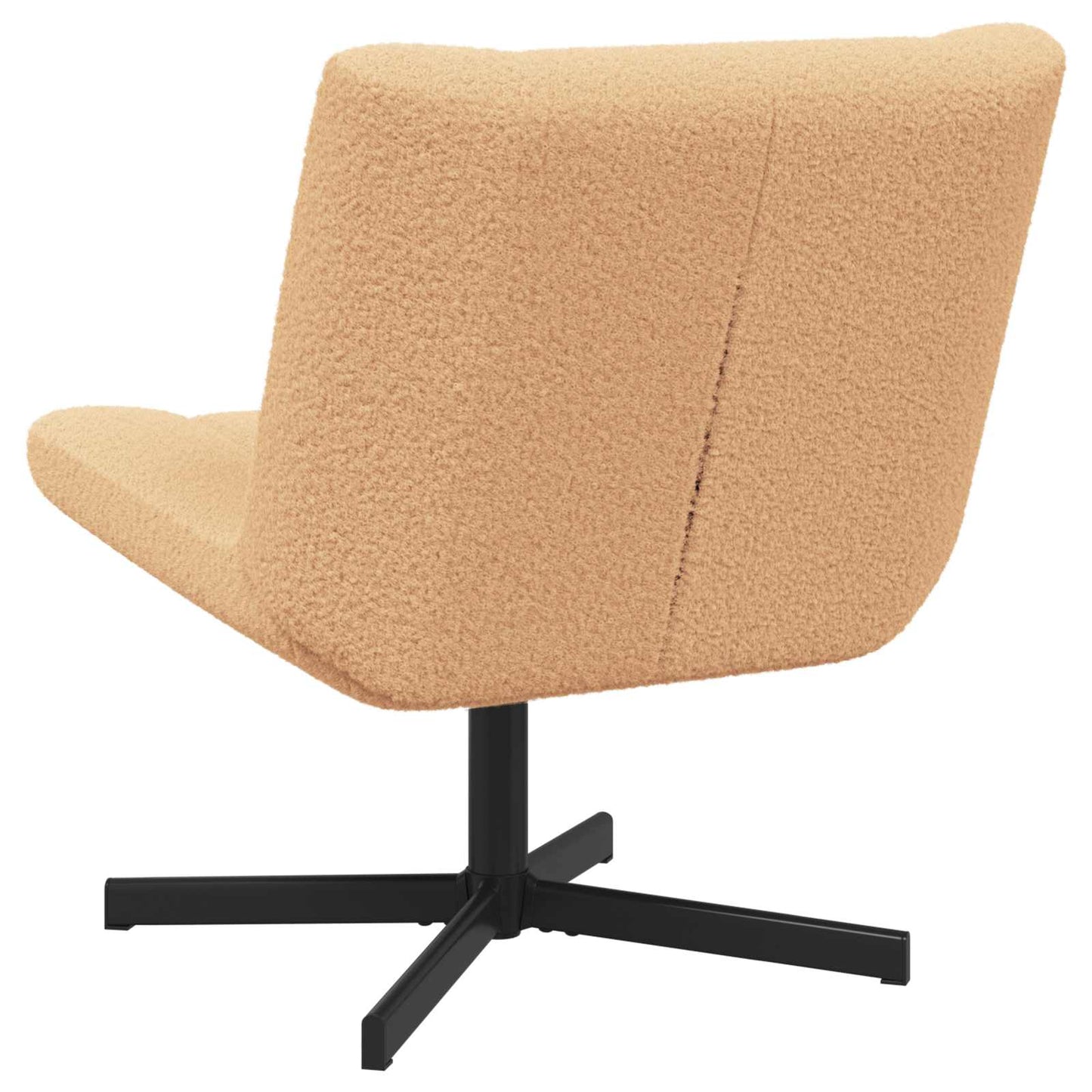 Sedia girevole Beige 63 x 75 x 76 cm Pelle di Pecora | homemem39
