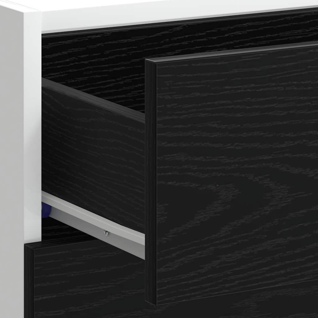 Base per Cucina Rovere Nero 40 x 46 x 81,5 cm Legno multistrato | homemem39