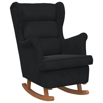 Sedia a dondolo Nero 92 x 71 x 100 cm Legno compensato | homemem39