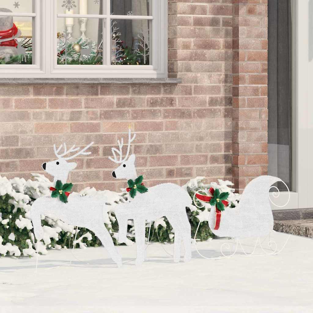 Renne LED 3 pcs Bianco Freddo Tessuto | homemem39