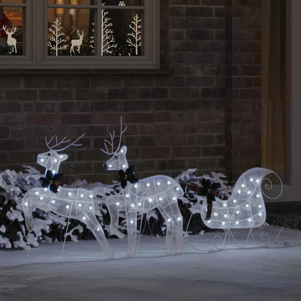 Renne LED 3 pcs Bianco Freddo Tessuto | homemem39
