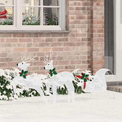 Renne LED 3 pcs Bianco Freddo Tessuto | homemem39