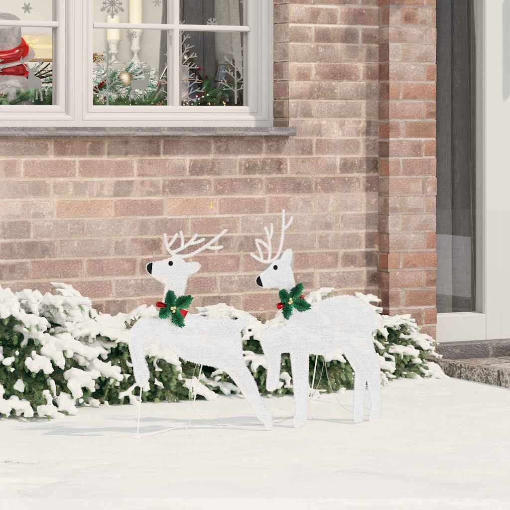 Renne LED 2 pcs Bianco Freddo Tessuto | homemem39
