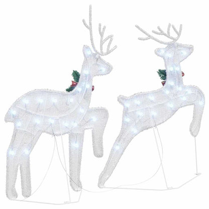 Renne LED 2 pcs Bianco Freddo Tessuto | homemem39