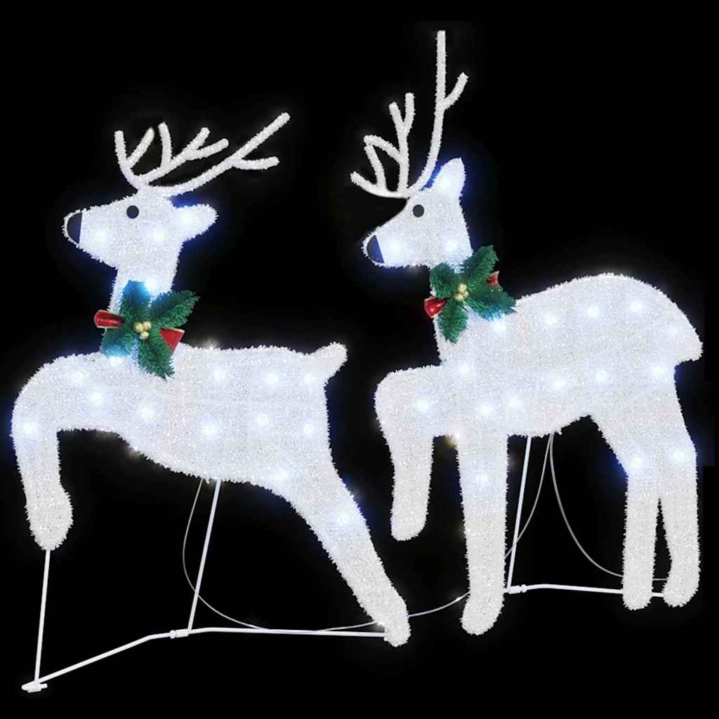 Renne LED 2 pcs Bianco Freddo Tessuto | homemem39