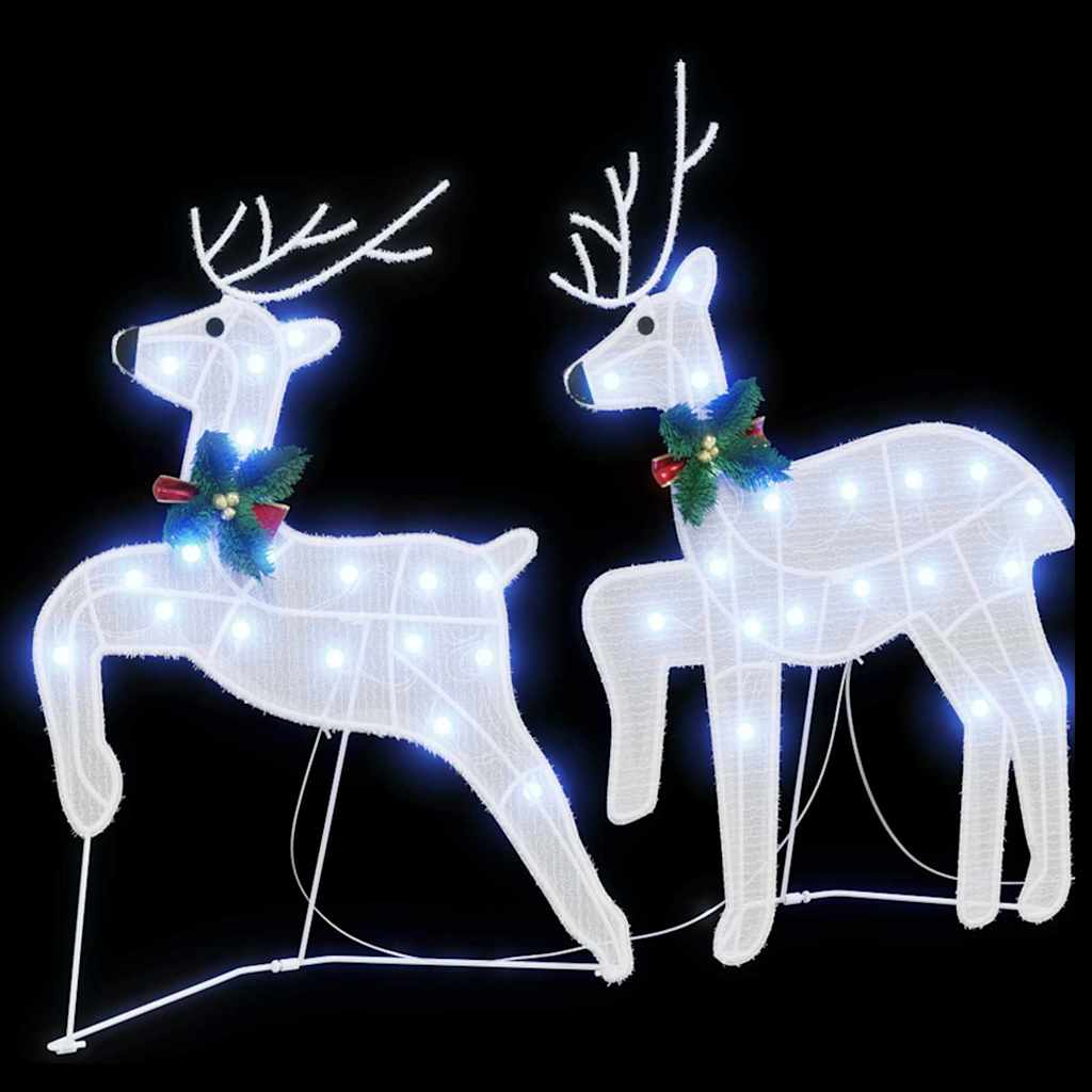 Renne LED 2 pcs Bianco Freddo Tessuto | homemem39