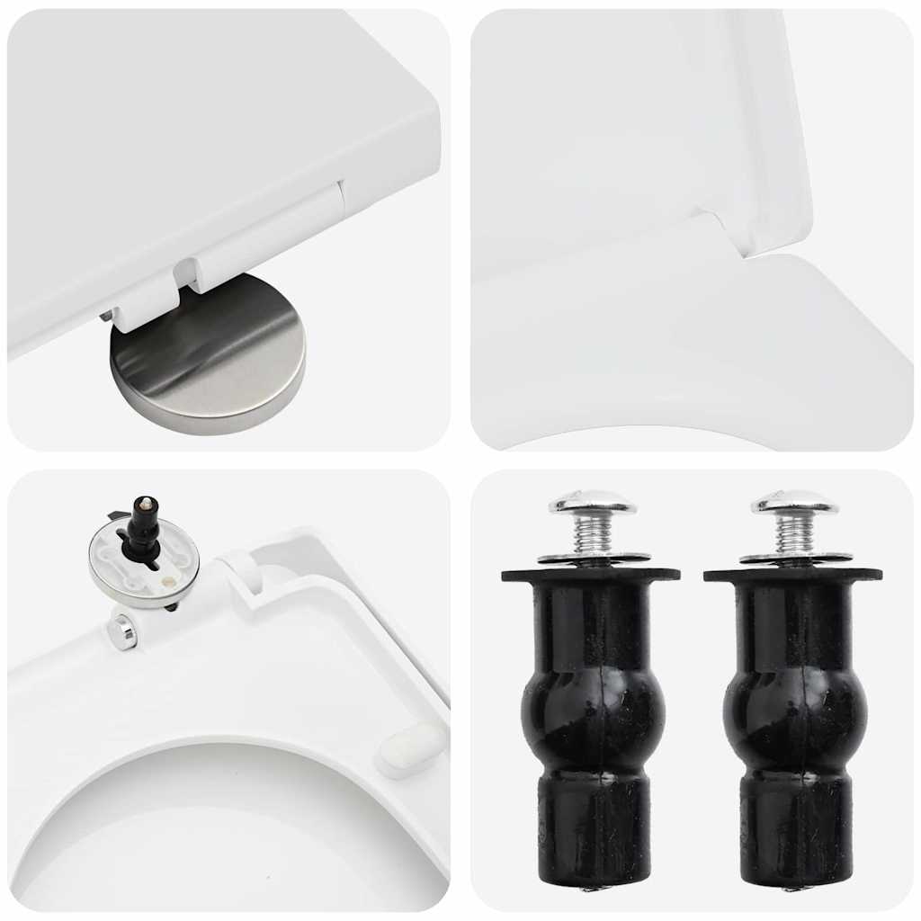 Sedile del WC Bianco 48 x 36,5 x 4,5 cm Polipropilene | homemem39