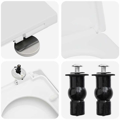 Sedile del WC Bianco 48 x 36,5 x 4,5 cm Polipropilene | homemem39