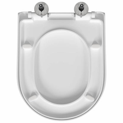 Sedile del WC Bianco 48 x 36.5 x 4.5 cm Polipropilene - homemem39