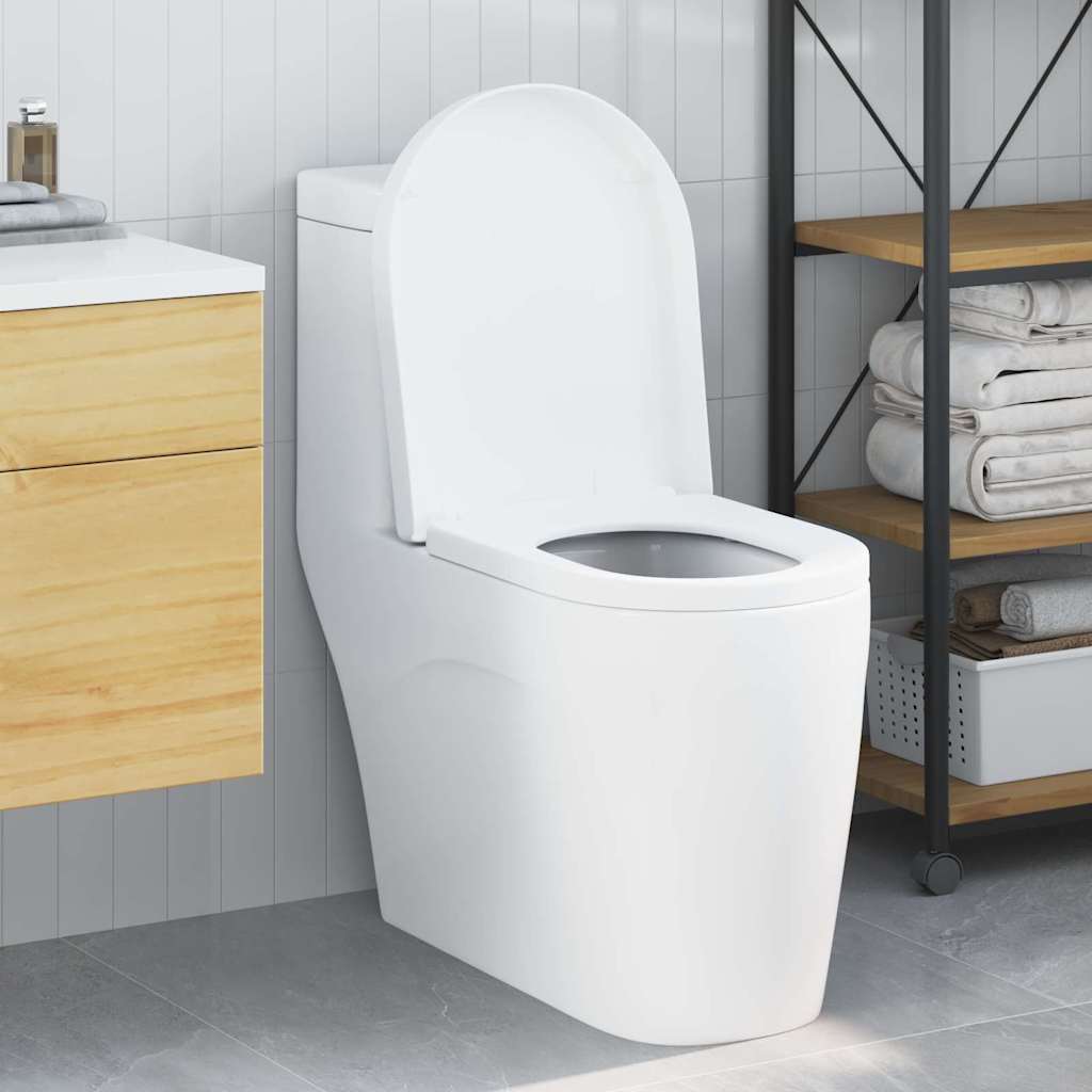 Sedile del WC Bianco 48 x 36,5 x 4,5 cm Polipropilene | homemem39