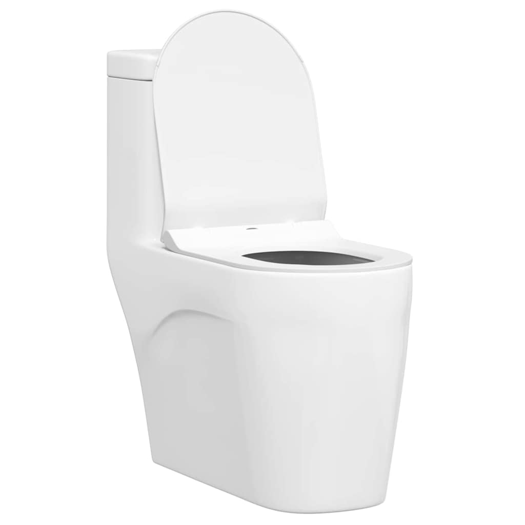 Sedile del WC Regolabile Bianco 50 x 36,5 x 5 cm Polipropilene | homemem39