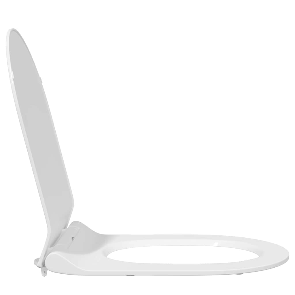 Sedile del WC Regolabile Bianco 50 x 36,5 x 5 cm Polipropilene | homemem39
