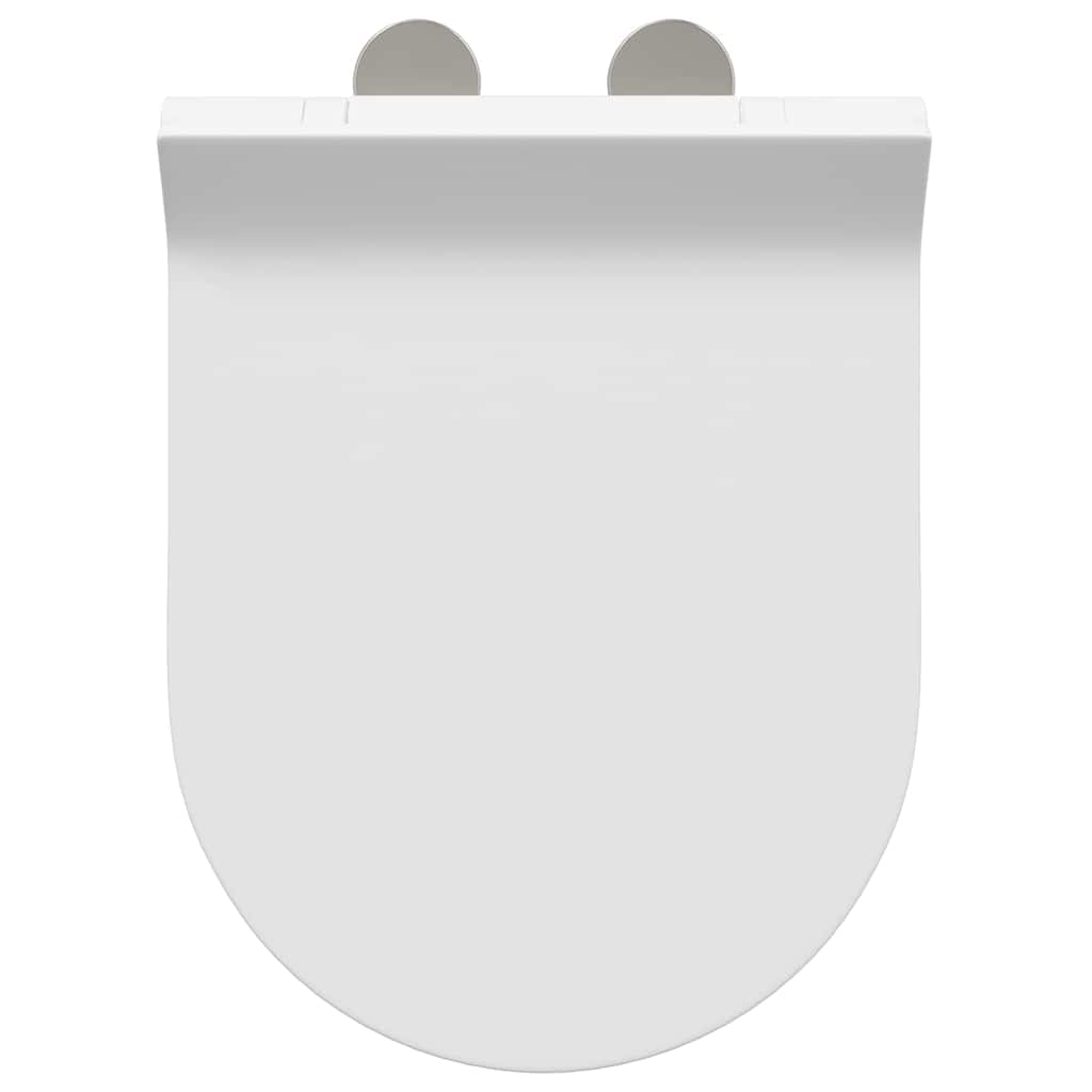 Sedile del WC Regolabile Bianco 50 x 36,5 x 5 cm Polipropilene | homemem39