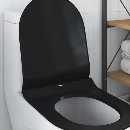 WC adatto per Sedile Nero 50 x 36 x 5 cm Polipropilene - homemem39