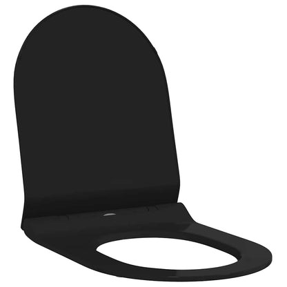 Sedile del WC Regolabile Nero 50 x 36,5 x 5 cm Polipropilene | homemem39