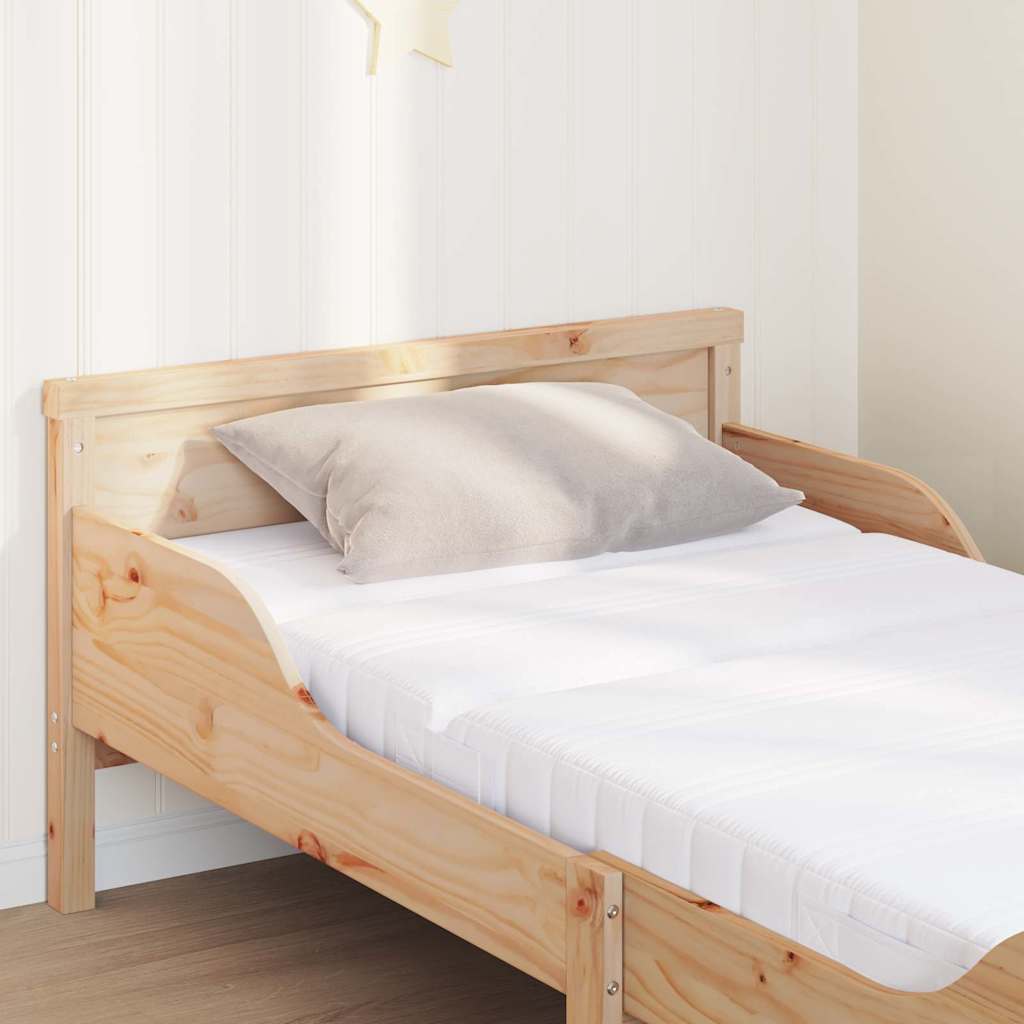 Struttura letto con materasso estensibile Marrone 80 x 200 cm | homemem39