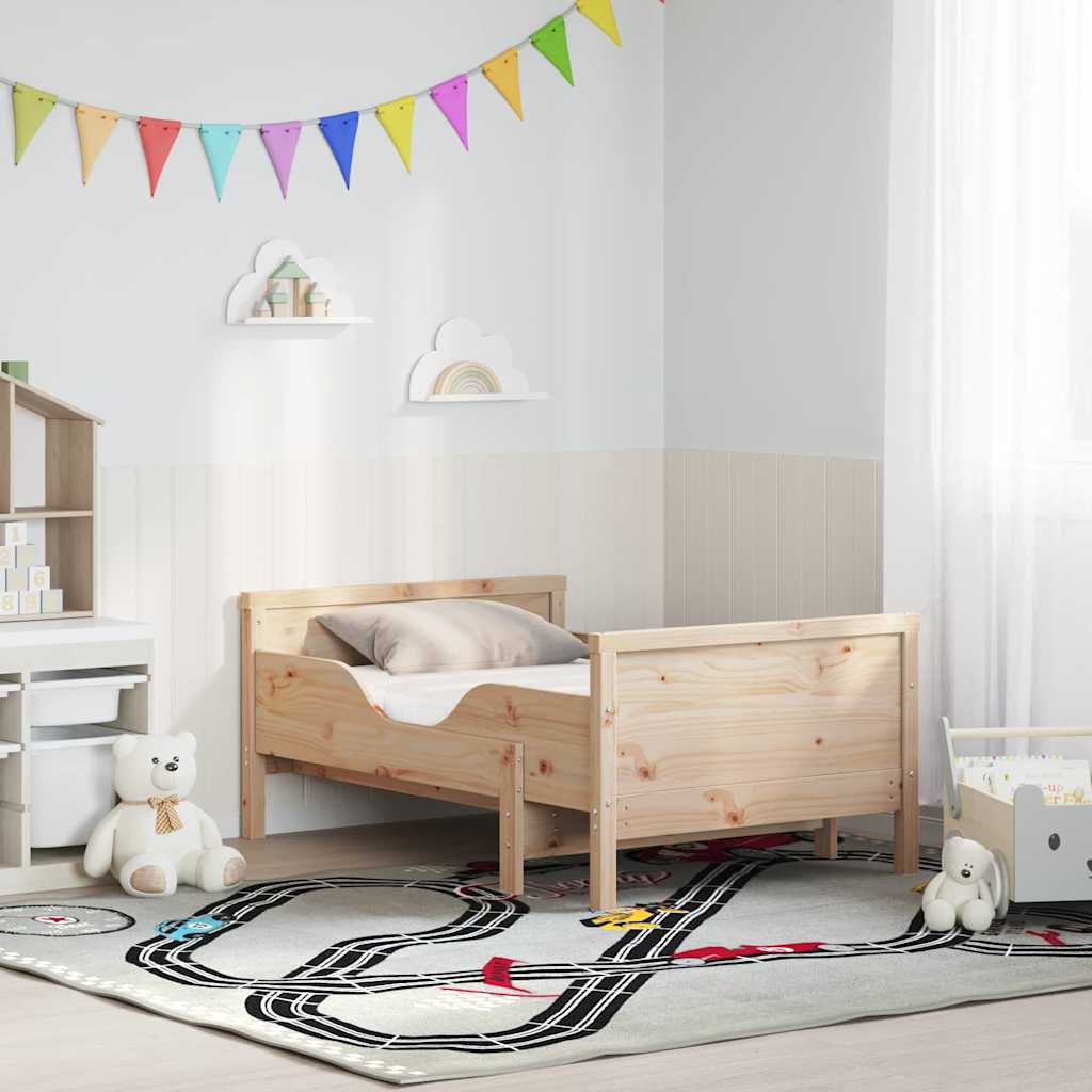 Struttura letto con materasso estensibile Marrone 80 x 200 cm | homemem39