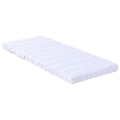 Struttura letto con materasso estensibile Bianco 80 x 200 cm | homemem39