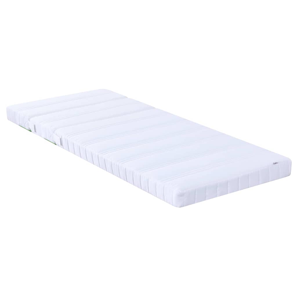 Struttura letta con materasso estensibile Marrone 80 x 200 cm | homemem39