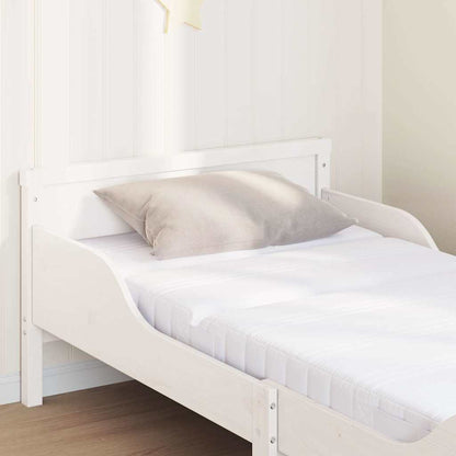 Struttura letto con materasso estensibile Bianco 80 x 200 cm | homemem39