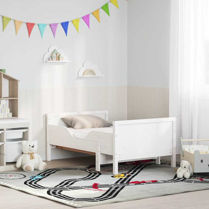 Struttura letto con materasso estensibile Bianco 80 x 200 cm | homemem39
