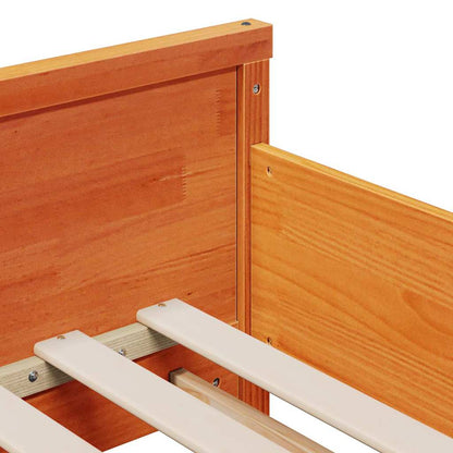 Struttura del letto Marrone 80 x 200 cm Pino massello