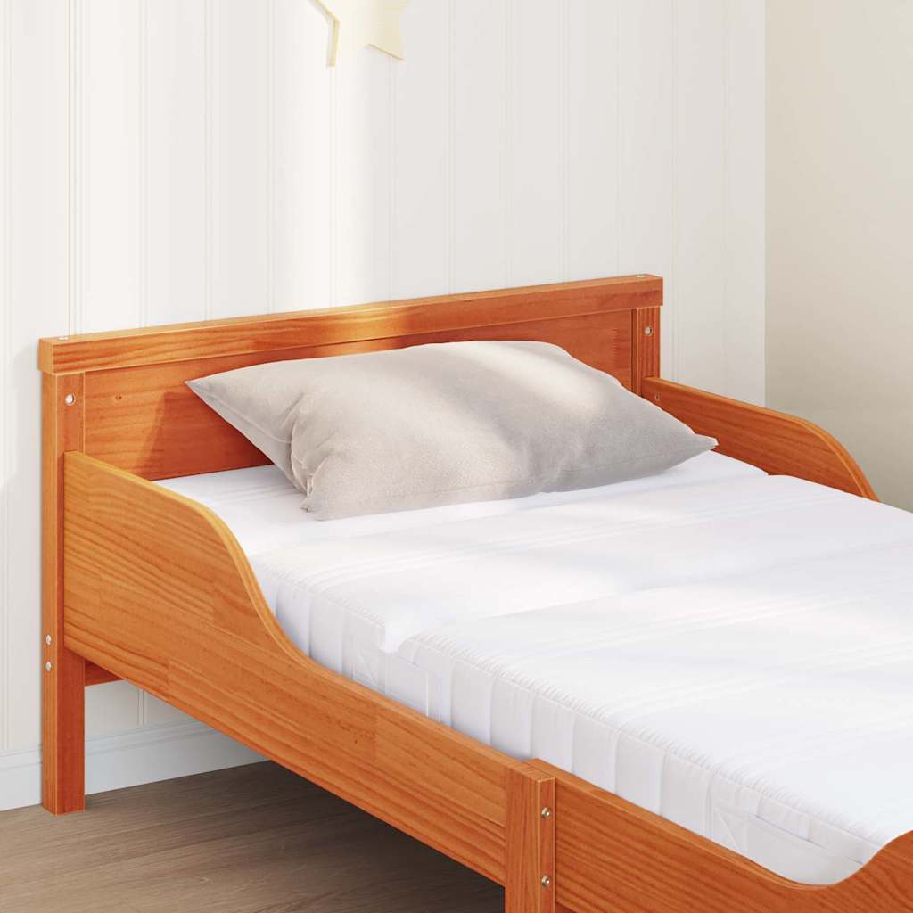 Struttura del letto Marrone 80 x 200 cm Pino massello