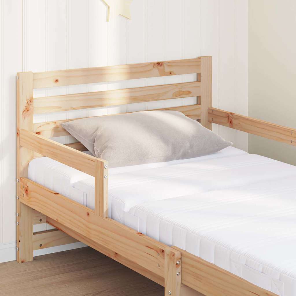 Struttura letto con materasso allungabile Marrone 80 x 200 cm | homemem39