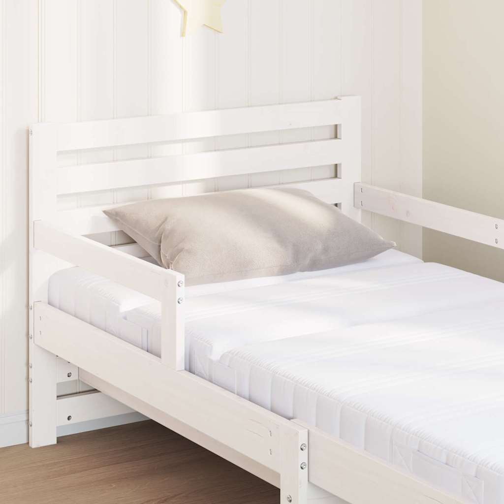 Struttura letto con materasso allungabile Bianco 80 x 200 cm | homemem39