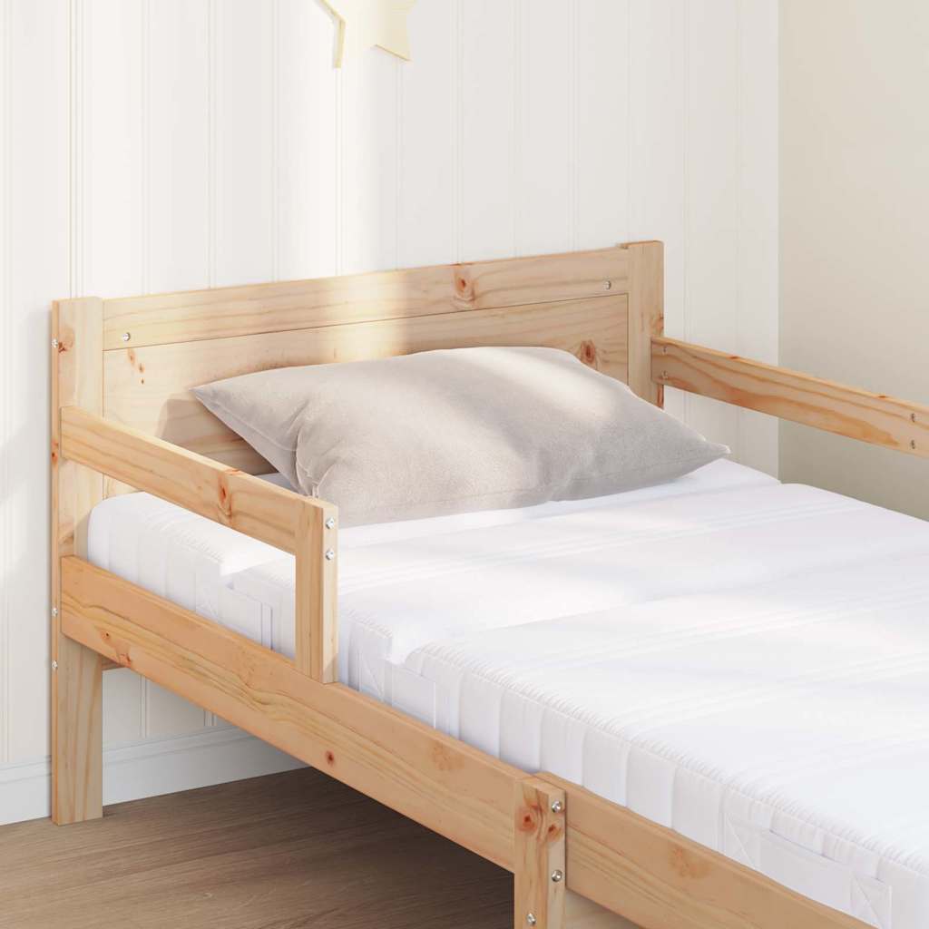 Struttura letto con materasso estensibile Marrone 80 x 200 cm | homemem39
