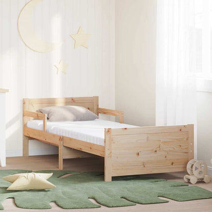 Struttura letto con materasso estensibile Marrone 80 x 200 cm | homemem39