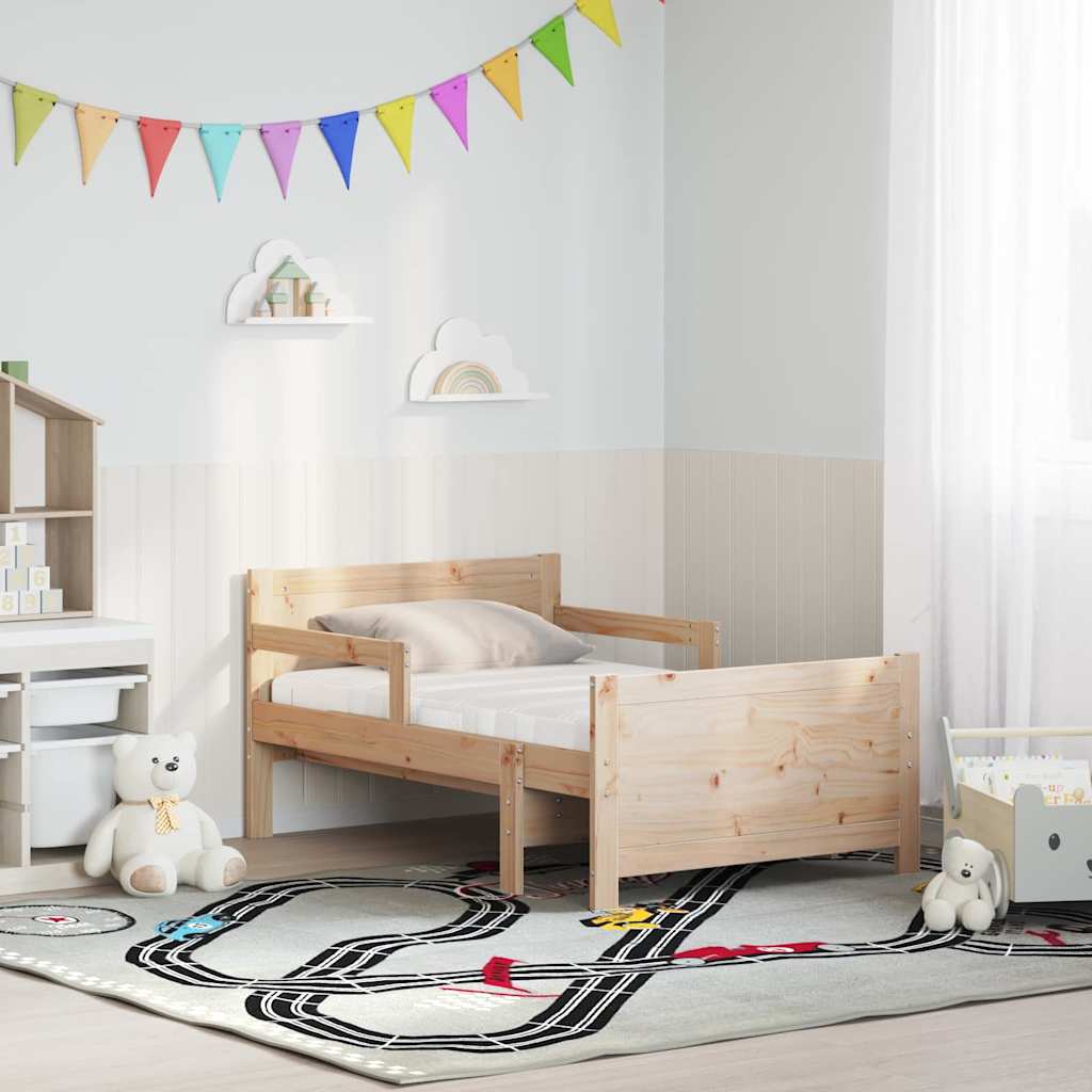 Struttura letto con materasso estensibile Marrone 80 x 200 cm | homemem39