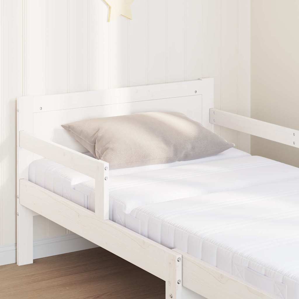 Struttura letto con materasso estensibile Bianco 80 x 200 cm | homemem39
